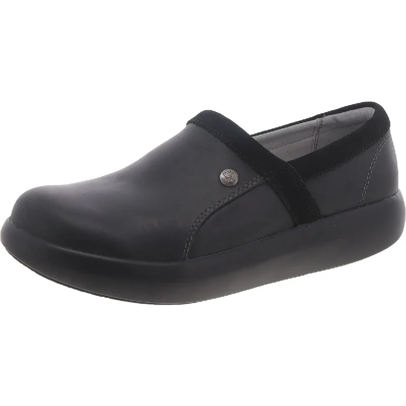 Alegria Womens Leather Slip-On Clogs