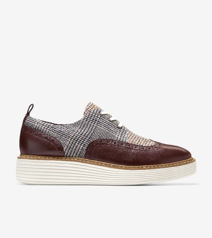 Women's ØriginalGrand Platform Wingtip Oxford