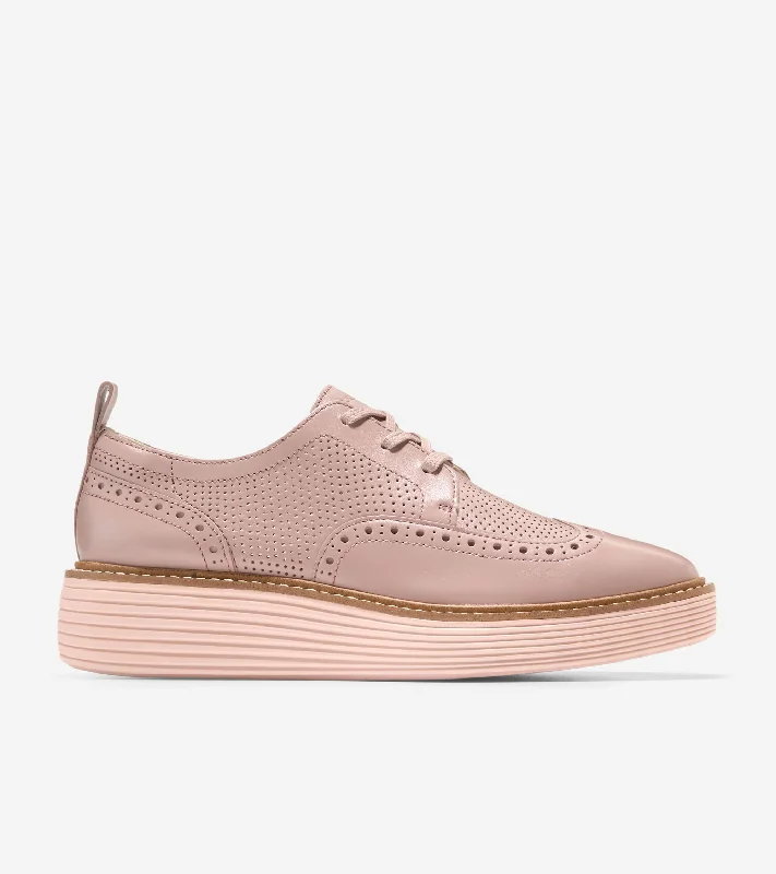 Women's ØriginalGrand Platform Wingtip Oxford