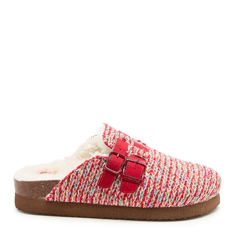 Abel Plus Red Multi Clogs