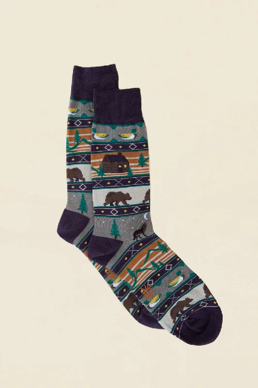 Mens Cabin Life Socks