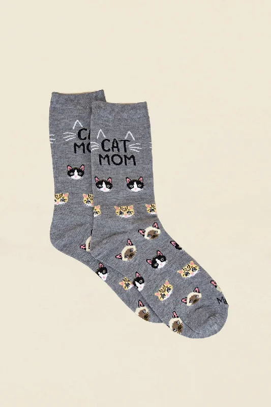 womens cat mom whiskers socks