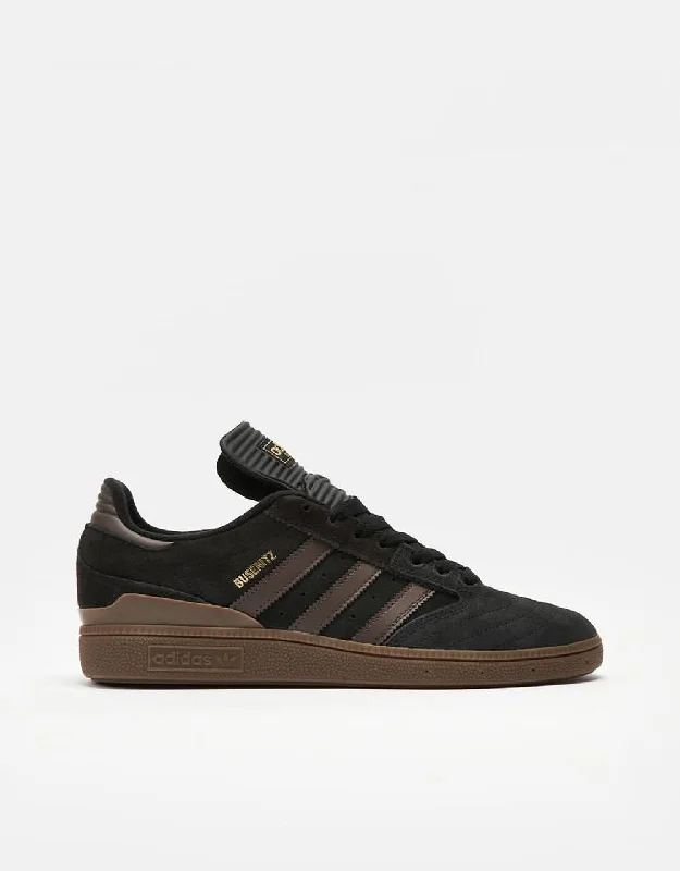 adidas Busenitz Pro Skate Shoes - Core Black/Brown/Gold Metallic