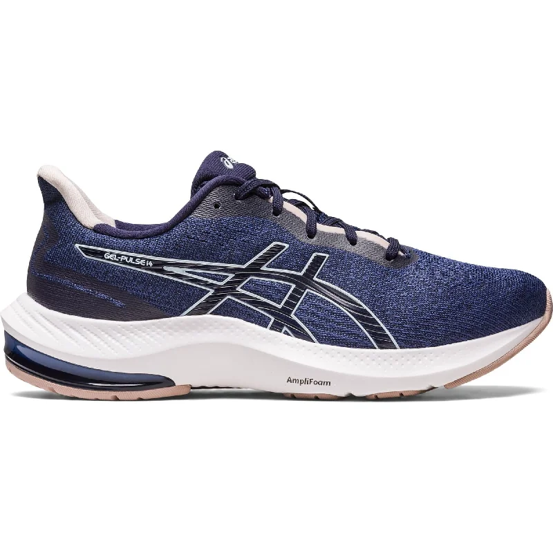 Asics Gel Pulse 14 Womens Running Shoes - Navy