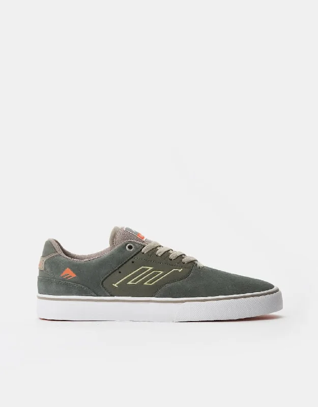 Emerica Low Vulc Skate Shoes - Grey/Tan