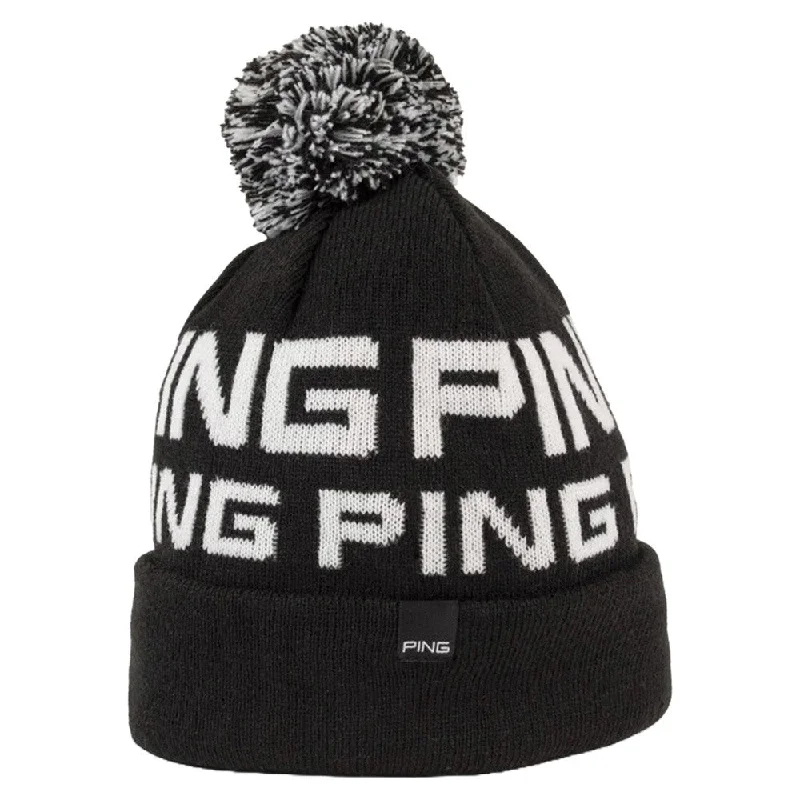 PING Logo Bobble II 214 Golf Beanie 2024