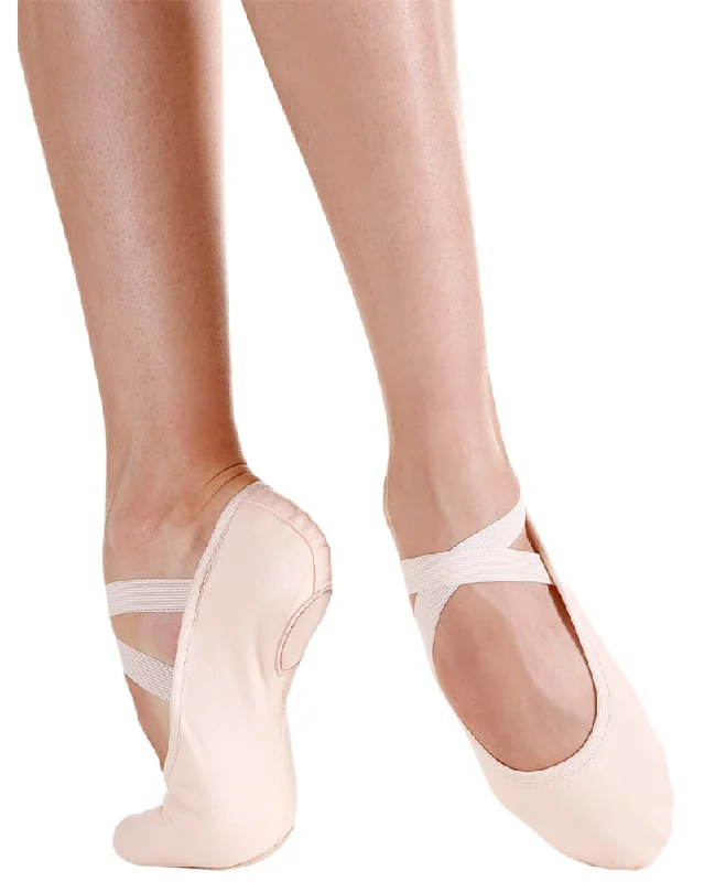 So Danca Brio Professional Single Seam Stretch Canvas Split Sole Ballet Slippers - SD120 Womens