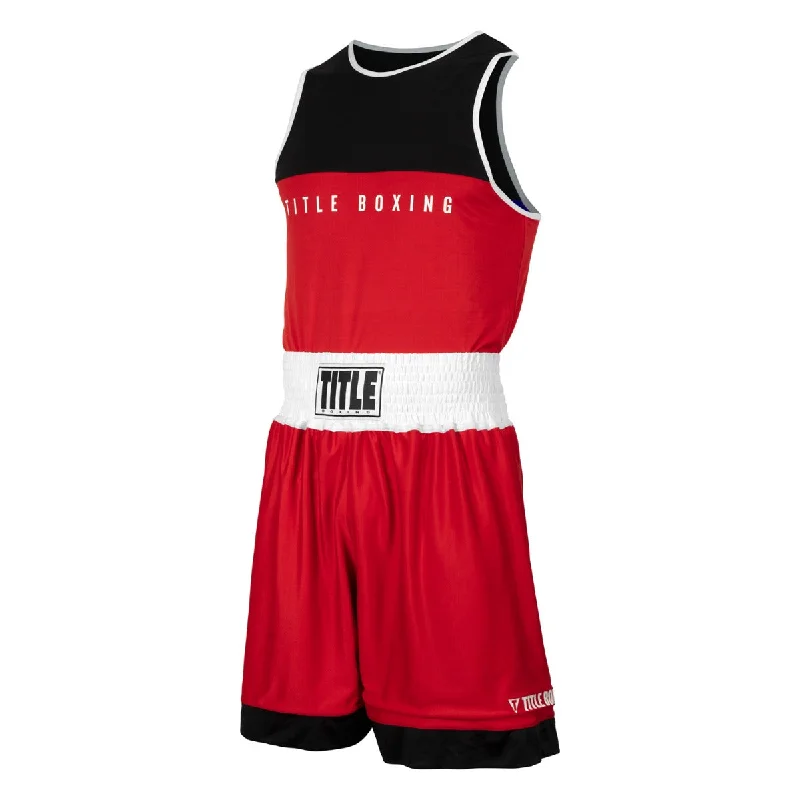 TITLE Boxing Border Reversible Amateur Competition Set