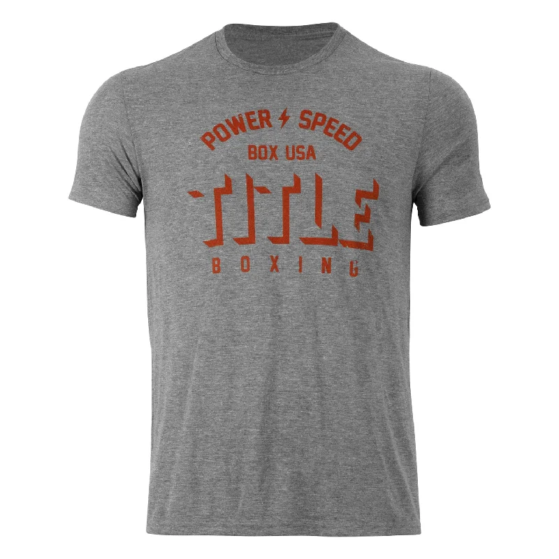 TITLE Boxing Power and Speed Tee