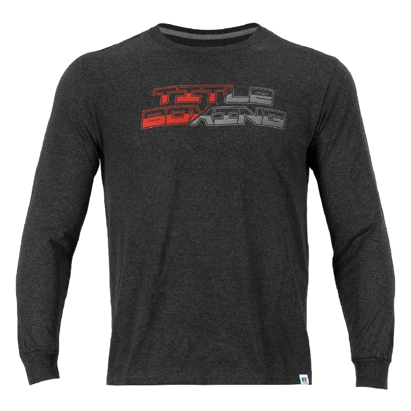 TITLE Boxing Split Label Performance Long Sleeve Tee