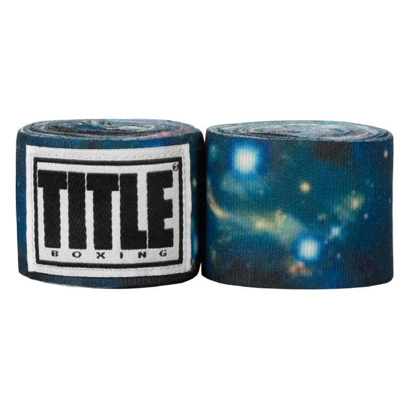 TITLE Boxing Sublimated 180" Semi-Elastic Mexican Hand Wraps