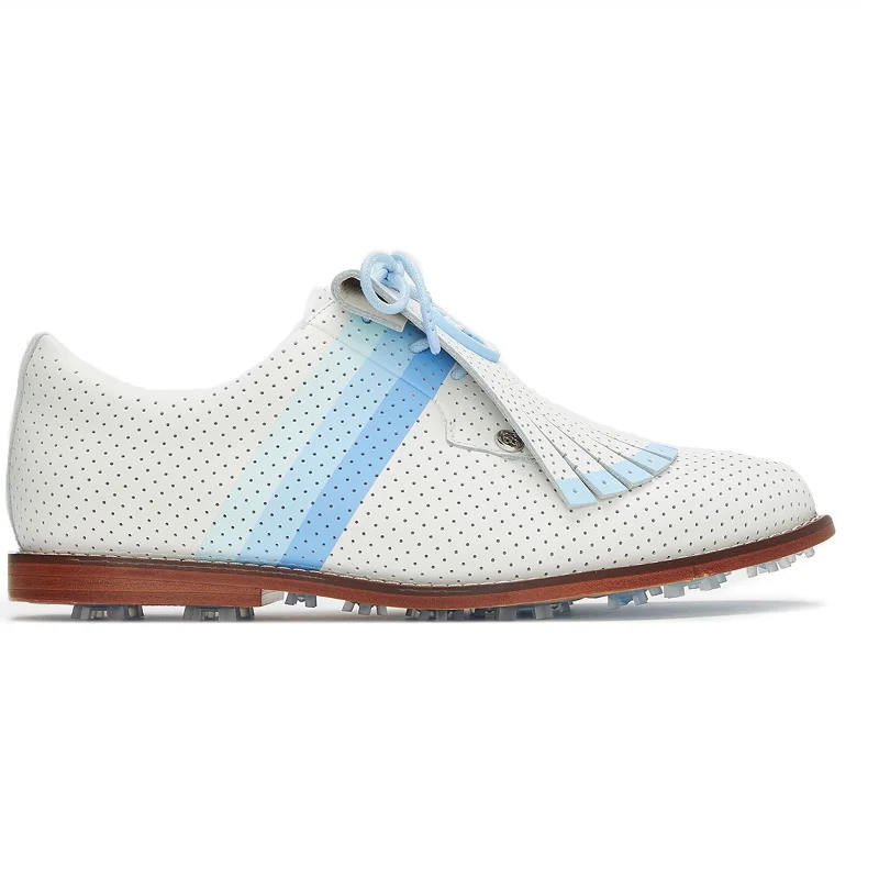 Womens Gallivanter Leather Luxe Sole Kiltie Snow - SS24