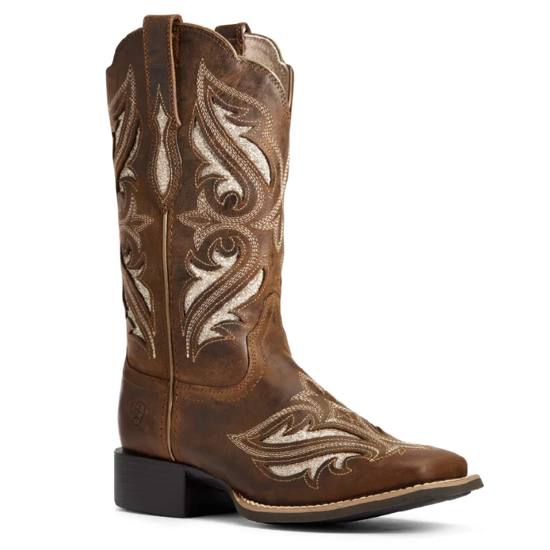 Ariat® Women's "Round Up Bliss" Western Boot - Sassy Brown