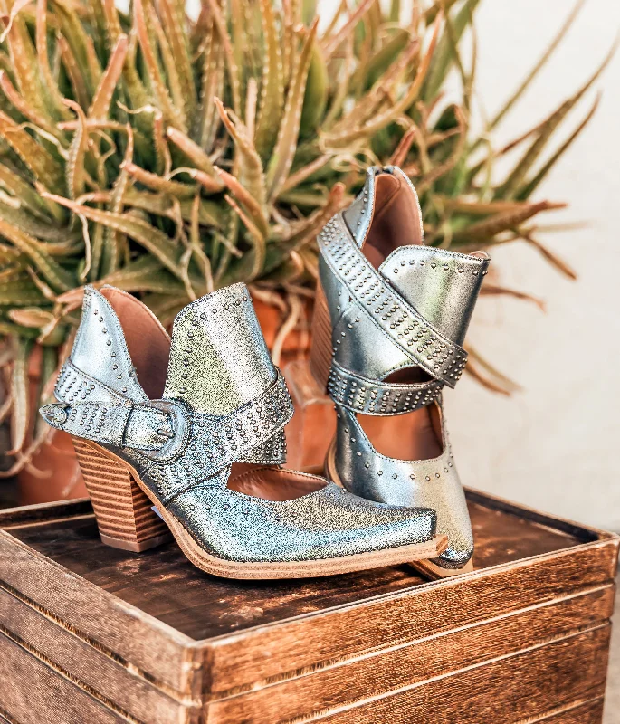 Fiona Ankle Boot in Silver